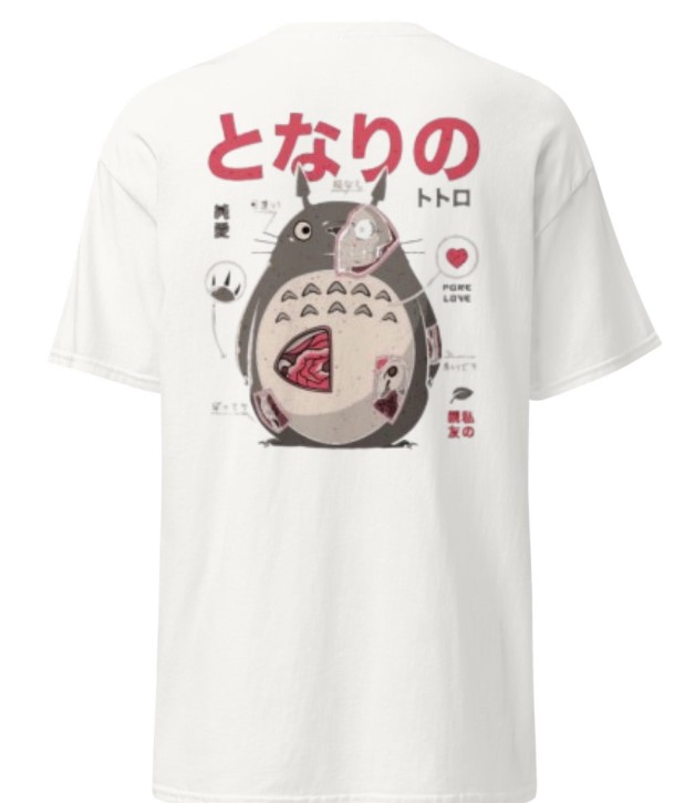Camiseta de Algodon Totoro